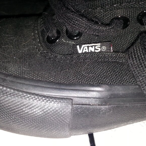 Black Vans Waitress Sneakers Worn - Picture 6 of 12
